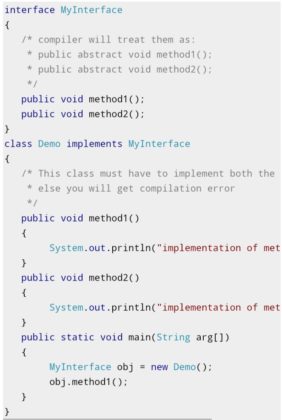 Difference Between Abstract Class And Interface In Java - VIVA DIFFERENCES