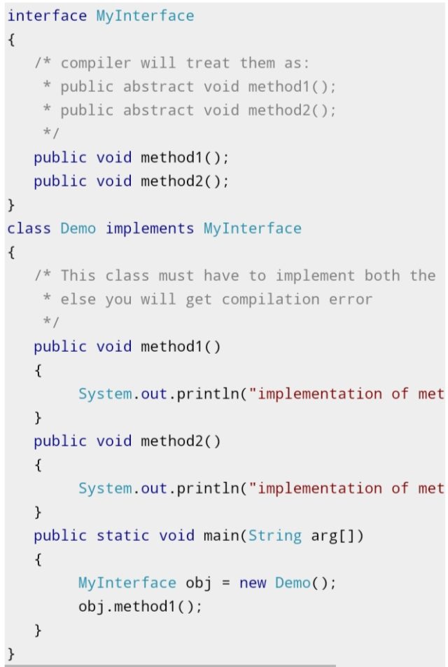 Difference Between Abstract Class And Interface In Java - VIVA DIFFERENCES