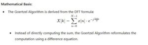 What is Goertzel Algorithm? - VIVA DIFFERENCES